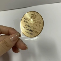 Parfum de luxe étiquette bougie adhésif personnalisé bouteille paquet autocollant PVC or ruban auto-adhésif vinyle rond étanche autocollant