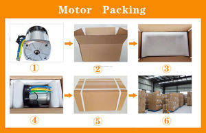 Kit moteur brushless à entraînement central 2200W 60V 72V carré 18 dents BLDC à couple élevé pour projet de vélo cargo électrique - Product Image 6