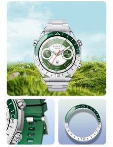 ساعة ذكية فاخرة SK41 بشاشة 1.53 بوصة، مكالمات بلوتوث، قياس معدل ضربات القلب، مساعد صوتي، مقاومة للماء IP67، متتبع للياقة البدنية، بوصلة، متوافقة مع iOS، للجنسين - Product Image 4