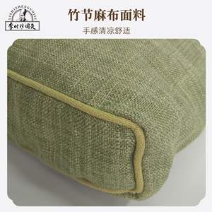 หมอนสมุนไพรบำรุงสุขภาพ Lishizhenguojiu วัสดุ Qi Ai ช่วยรองรับต้นคอ หมอนสำหรับนอนหลับ เหมาะสำหรับวัยรุ่นและวัยกลางคน - Product Image 3