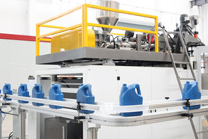 Équipement de moulage par extrusion-soufflage automatique, changement rapide de moule, faible bruit, adapté à la production de masse - Product Image 5