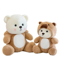 Gros Oreiller en peluche (Kawaii Bear-to-Stitch) -Belles poupées de dessins animés en peluche douce, Option cadeau d'anniversaire pour enfants