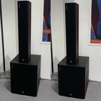 Altavoz de Columna Profesional MORIN F6 para Interiores/Exteriores, Subwoofer de 18 Pulgadas, 400W, Caja Activa de Madera Contrachapada