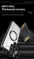 Étui de protection magnétique antichoc en TPU+PC transparent avec charge sans fil pour S25/S24/S23 Ultra/Plus/S21 FE robuste