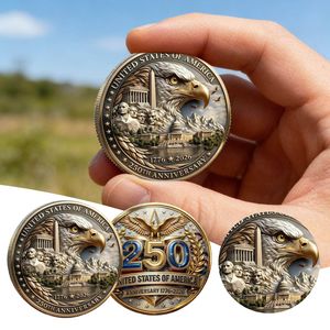 Moneda Conmemorativa <span class=keywords><strong>de</strong></span> Metal con Emblema <span class=keywords><strong>de</strong></span> Águila, Tema <span class=keywords><strong>Libertad</strong></span> y Guardián <span class=keywords><strong>de</strong></span> <span class=keywords><strong>la</strong></span> Fe, Souvenir Decorativo - Product Image 4