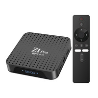 Decodificador de TV Z1pro 4K, Procesador Allwinner H6 de Cuatro Núcleos, WiFi Dual, Android 15 con Ethernet