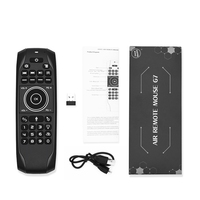 Mando a distancia G7V Pro para decodificador, dispositivo inalámbrico de 2,4G con Control de voz, Mini teclado Universal recargable, descuento en promoción