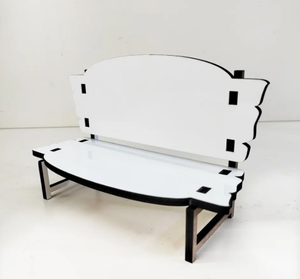 Wholesale 2025 New Design Sublimation Blanks <strong>Memory</strong> <strong>Bench</strong> DIY White Customized Logo Custom Shapes Party Wooden Craft <strong>Bench</strong> - Product Image 5