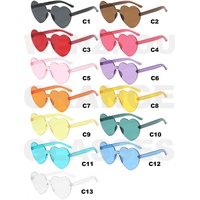 Lunettes de soleil pour enfants, garçons et filles, en plastique, pas chères, promotion, mignonnes, tendance, amusantes, flexibles, rondes, en forme de cœur, pour bébés