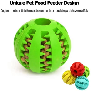 Juguetes Masticables de Goma Ultra Resistentes y Ecológicos para Entrenamiento de Mascotas, Dispensador de Comida para Perros, Cepillo de Dientes, Pelota para Golosinas, Accesorios al por Mayor - Product Image 3