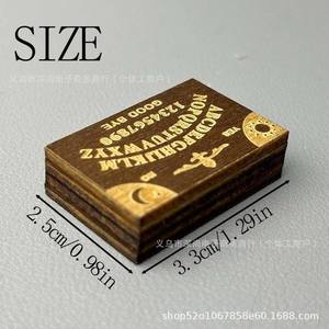 Miniatures décoratives parlantes <span class=keywords><strong>en</strong></span> <span class=keywords><strong>bois</strong></span>, style <span class=keywords><strong>Ouija</strong></span>, avec planchettes, centre de table rétro - Product Image 6