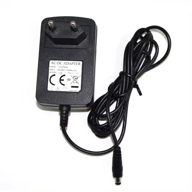 EU Plug Plug in 6V 1A AC DC Power Adapter 6W Switching Wall 5.5x2.1mm for Router LED KUNCAN