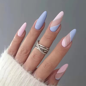 <span class=keywords><strong>Uñas</strong></span> <span class=keywords><strong>Acrílicas</strong></span> Artificiales al por Mayor OEM, Kit de <span class=keywords><strong>Uñas</strong></span> Postizas Simples, <span class=keywords><strong>Uñas</strong></span> Francesas Cuadradas de Bailarina Personalizadas para Presionar y Colocar en los Dedos - Product Image 1
