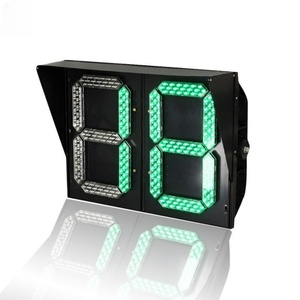 400mm square LED Countdown <b>Timer</b> 2 Digits 3 Colors R+G+Y Traffic <b>Light</b> - Product Image 1