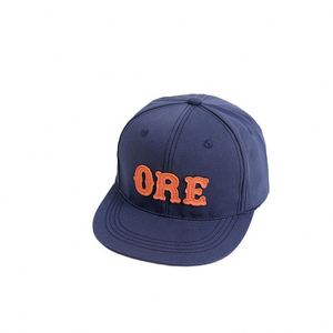 Custom <b>Baseball</b> <b>Cap</b> Hip-Hop Flat Rim <b>Baseball</b> <b>Cap</b> for Four Seasons Outdoor Cloth Sticker Embroidered Letters Shade Common - Product Image 5