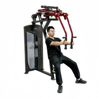 Peralatan Fitness Komersial Berkualitas Tinggi Harga Pabrik Mesin Pec Fly Pin Loaded yang Dapat Disesuaikan untuk Latihan Dada dan Punggung Duduk/Press Baja