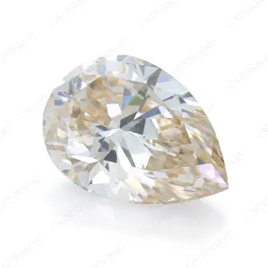 Wholesale Price CVD Lab Diamond L Color VVS1 Clarity Pear 3EX Cut 1.558ct Loose Diamond GEMID Certificate Lab grown Diamond