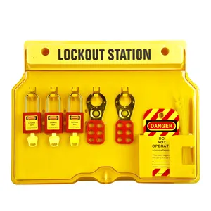 填充锁定站挂锁挂板4 zenex安全挂锁和配件，工业用锁定-挂牌