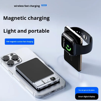Batterie externe magnétique 10000mAh Qi2 15W Charge rapide Chargeur sans fil 3 en 1 Basse température Certifié 3C pour iPhone Montre connectée