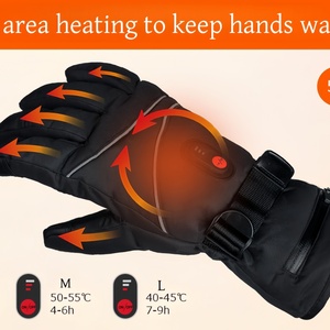 Guantes Calefactables USB con Certificación CE FCC RoHS, Termostato Ajustable, Impermeables, para Uso Doméstico y en Autocaravanas - Calefacción Eléctrica Personalizada - Product Image 5