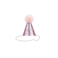 Fournitures pour fête d'anniversaire de chien : Chapeau d'anniversaire pour chien, bandana, foulard avec nœud papillon mignon, ballons à drapeaux pour animaux de compagnie de petite et moyenne taille