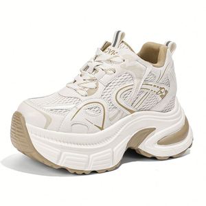 Nueva Colección Primavera Verano 2026, Zapatillas Deportivas Casuales para Mujer, Transpirables, con Suela Gruesa para Aumentar la Altura, Aptas para Personas Pequeñas - Product Image 3