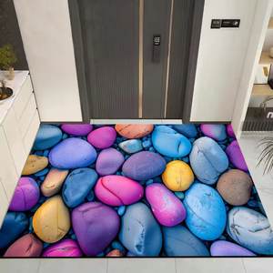 <span class=keywords><strong>Tapis</strong></span> d'entrée antidérapant avec support en caoutchouc absorbant à l'avant - Product Image 2