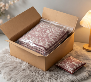 <span class=keywords><strong>Cubrecama</strong></span> Rosa Pink de 3 Piezas, Reversible, 100% Algodón, Ecológico, Impermeable, Antipilling, con Estampado Floral Vintage - Product Image 3