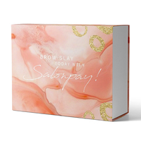 Boîte cadeau sur mesure en carton rigide, boîte magnétique mate, emballage de luxe, boîte cadeau pliable avec couvercle magnétique