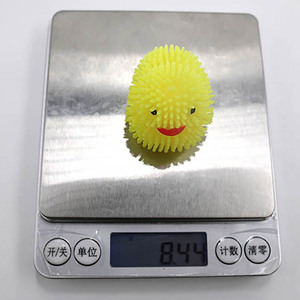 LED 깜박임 부드러운 Squishy 촉각 공기 채워진 감각 뾰족한 오리 호흡기 공 모듬 색상 - Product Image 5