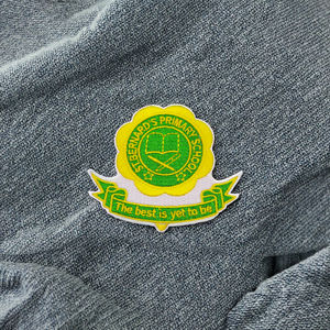 맞춤형 3D 자수 패치 의류 가방 용 PVC 짠 직물 의류 라벨 모자 용 안전 핀 액세서리 레이스 - Product Image 1