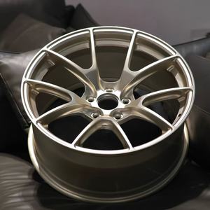 Jantes en alliage forgées concaves profondes personnalisées en or <span class=keywords><strong>18</strong></span> 19 20 21 22 24 pouces 5x112 5x120 5x114.3 5x110 pour BMW M2 M3 M4 G87 G80 G82 - Product Image 3