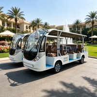 Bus électrique touristique populaire de l'usine avec garantie de 12 mois et pneus pneumatiques personnalisables
