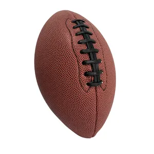 High quality Official Size 6/9 American Football Custom Logo Rugby Ball for Adult And Children PVC Material Rugby