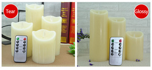 Bougies LED sans flamme à effet vacillant jaune chaud, rechargeables par USB, écologiques, longue durée, avec télécommande, pour Noël et mariages - Product Image 4