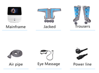 Appareil de pressothérapie portable à infrarouge, combinaison de massage par compression d'air pour le corps entier, dispositif de drainage lymphatique