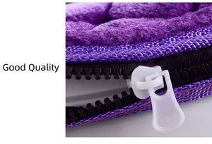 Copriwater in Velluto Lavabile di Nuova Concezione, Impermeabile con <span class=keywords><strong>Cerniera</strong></span> e Riscaldamento, Personalizzabile con Goffratura per Bagni - Product Image 6