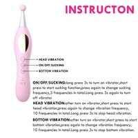 G-Punkt-Klitoris-Stimulator Vibrator für Frauen Vagina-Orgasmus & Nippel-Sauger Sexspielzeug für Höhepunkt und Klitoralstimulation