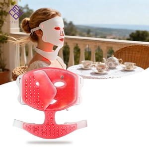 Masker Es Terapi Cahaya Merah EYCO Silikon 415nm 630nm 850nm Terapi Cahaya Merah Inframerah Masker Kecantikan Peralatan Salon - Product Image 1