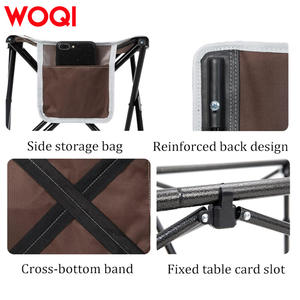ชุดโต๊ะและเก้าอี้พับได้ Woqi ขนาด 120 ซม. สำหรับปิกนิก บาร์บีคิว เฟอร์นิเจอร์พกพาสำหรับการเดินทางและงานปาร์ตี้ - Product Image 5