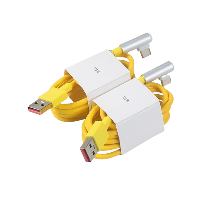 20V6A 120W PD Fast Charging USB-A Type-C Nylon TPE 90 Degree Right Angle Elbow Data Cable 1m/2m for Mobile Phone