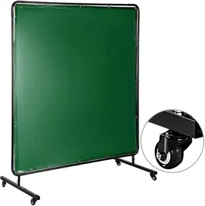 Welding Curtain Flame-Resistant Portable Light-Proof Portable PVC Welding Screens