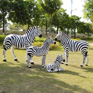 Sculpture en résine d'animal de la jungle africaine, style exotique, statue de cheval, sculpture animale - Product Image 2