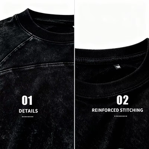 285GSM Schwergewichtiges 100% Baumwoll-T-Shirt mit Knitterfreier, Atmungsaktiver, Kastenförmiger Passform, Kurzarm, Maßgeschneidert im Hip-Hop-Stil für Herren - Product Image 5