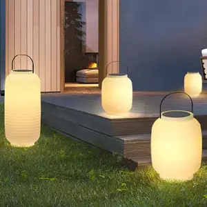 新款户外便携式防水家具花园智能发光二极管灯太阳能庭院灯便携式防水家具