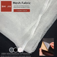 Entoilage blanc du polyester 100% tricoté par trame 17gsm pour la doublure composée en cuir ou l'interlignage bas léger de tissu pour le cuir