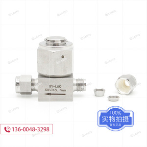 Filtro de Gas Tipo T By-Lok, Acero Inoxidable 316L, Válvula de Filtro de Alta Precisión de 5um para Uso en Laboratorio - Product Image 3