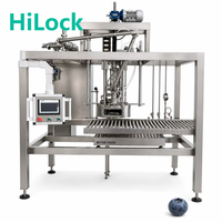 Machine de remplissage automatique économe en énergie pour jus de fruits, sauces, confitures, en bouteilles et sachets en plastique ou en verre, pour jus et purées