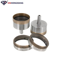 Broca de diamante sinterizado resistente al desgaste de 4mm-165mm para perforar vidrio, broca de diamante con vástago cónico para azulejos de cerámica