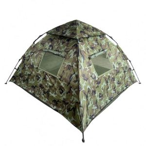 เต็นท์เดินทางกลางแจ้งสำหรับฤดูร้อน Woqi สำหรับ 1 คน ป้องกันรังสียูวี กันน้ำ เต็นท์ปีนเขา เต็นท์แคมป์ปิ้งสำหรับครอบครัว ลายพราง รูปทรงสี่เหลี่ยม - Product Image 1